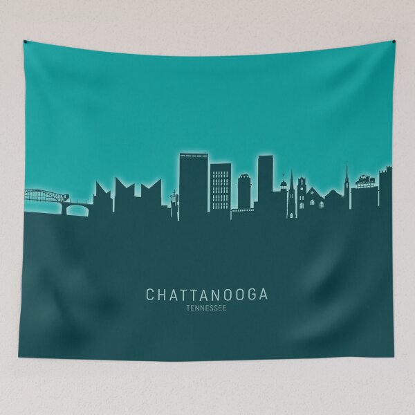 Item preview, Chattanooga Tennessee Skyline designed and sold by ArtPrints.