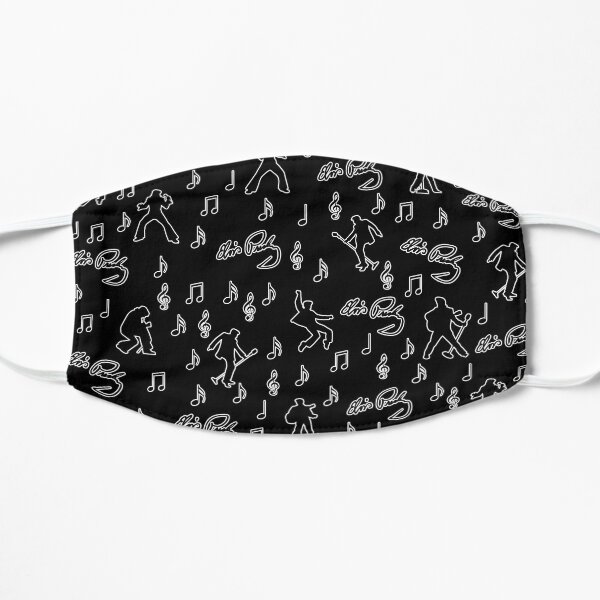 Elvis Presley pattern Flat Mask