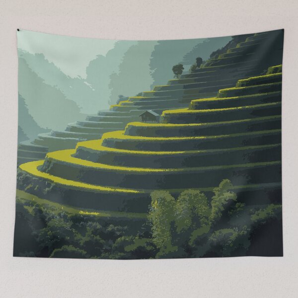 Item preview,  Scenic View of Rice Paddy  designed and sold by --Andrii--.
