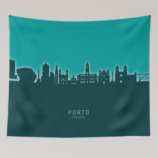 Item preview, Porto Portugal Skyline designed and sold by ArtPrints.
