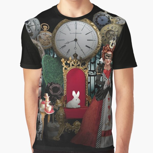 Alice in Wonderland Queen of Hearts Re-imagined Graphic T-Shirt