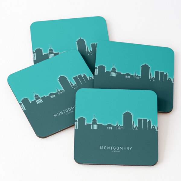 Artikelvorschau, Montgomery Alabama Skyline entworfen und verkauft von ArtPrints.