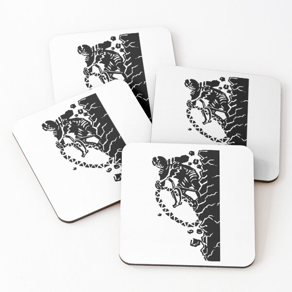 Item preview, Mountain Biker Jumps Off Cliff designed and sold by GravitiTees.