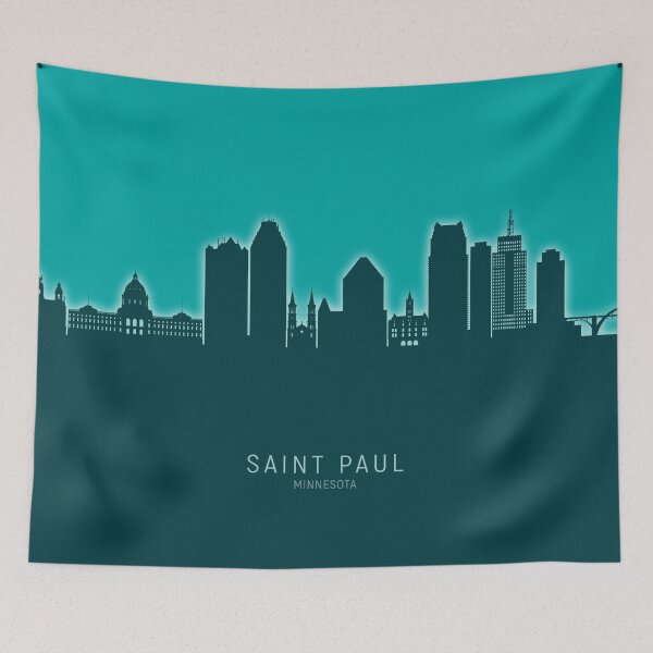 Item preview, Saint Paul Minnesota Skyline designed and sold by ArtPrints.