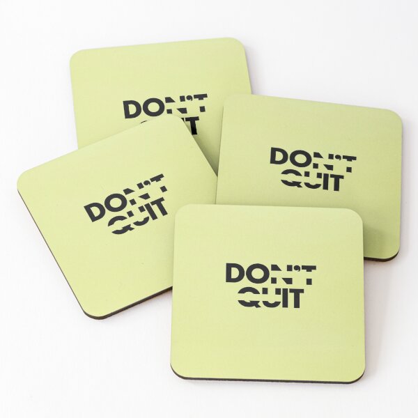 Item preview, DON’T QUIT - 1 designed and sold by Anart-Gallery.