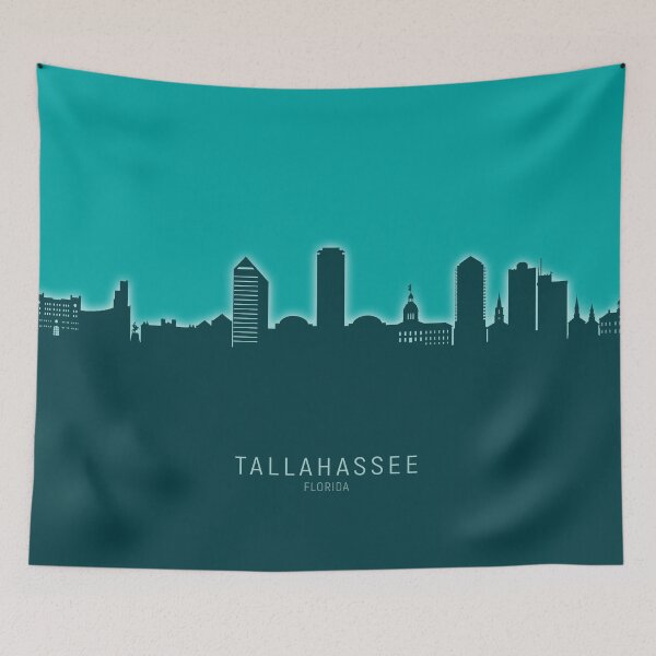 Item preview, Tallahassee Florida Skyline designed and sold by ArtPrints.