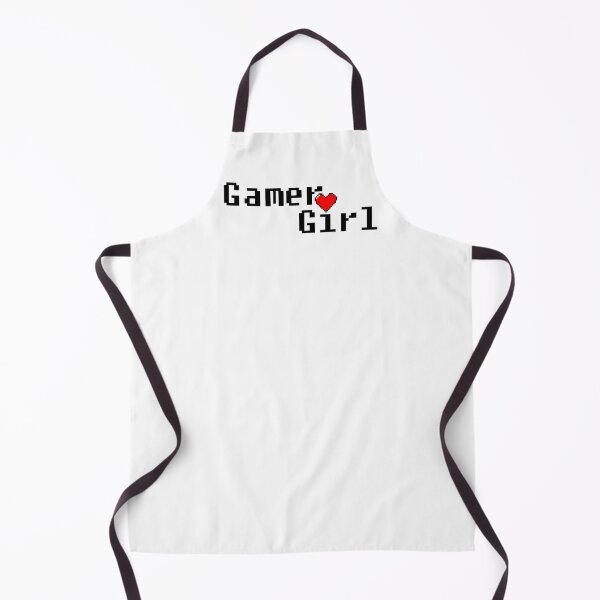 Item preview, Gamer girl text pixels white designed and sold by Anteia.