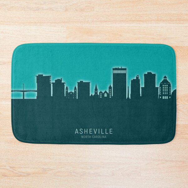 Item preview, Asheville North Carolina Skyline designed and sold by ArtPrints.