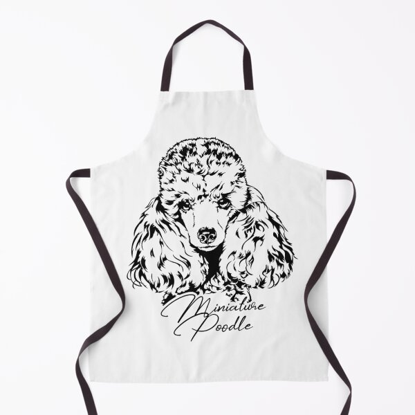 Item preview, Funny miniature poodle dog dogs portrait designed and sold by dogarts.