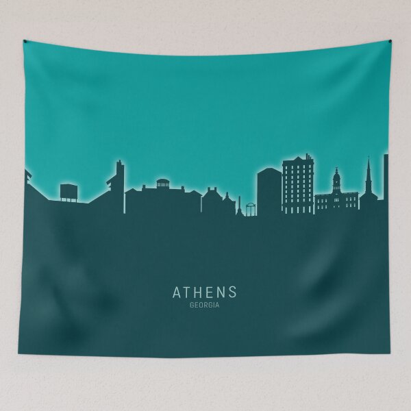 Item preview, Athens Georgia Skyline designed and sold by ArtPrints.