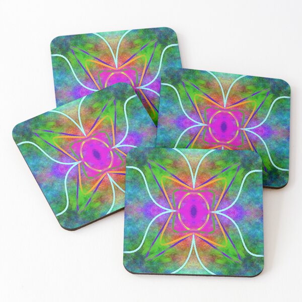 Item preview, Emerald dreams , psychedelic Arte Abstracto, abstract art design designed and sold by Adri Barnard.