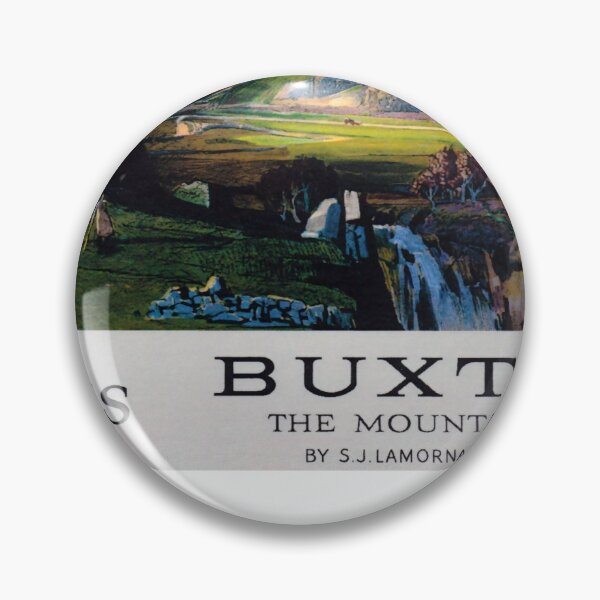 Item preview, Buxton vintage travel poster designed and sold by stickart-marek.