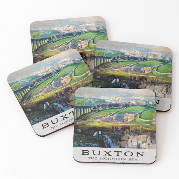Item preview, Buxton vintage travel poster designed and sold by stickart-marek.