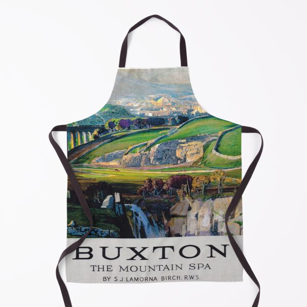 Item preview, Buxton vintage travel poster designed and sold by stickart-marek.