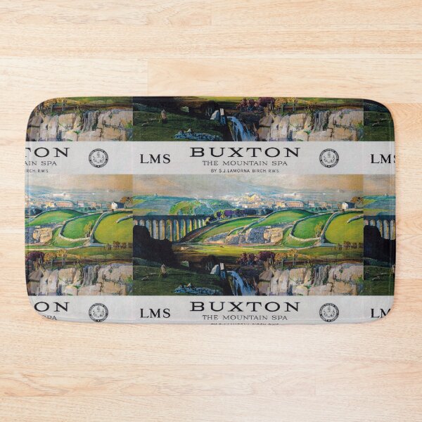 Item preview, Buxton vintage travel poster designed and sold by stickart-marek.