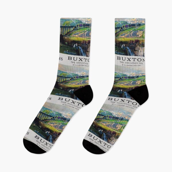 Item preview, Buxton vintage travel poster designed and sold by stickart-marek.