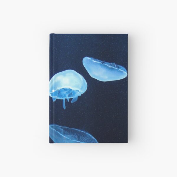 Swimming Jellyfish Hardcover Journal