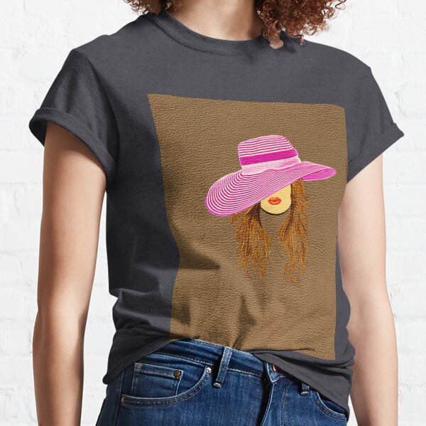 Pink Hat Lady Classic T-Shirt