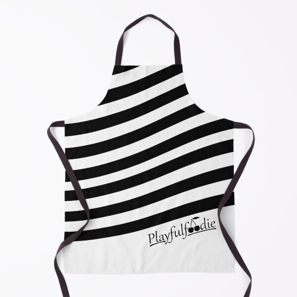 Item preview, Playfulfoodie rayas en blanco y negro designed and sold by Anteia.
