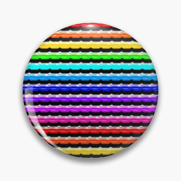 Item preview, Rainbow colored patterned lines with textures and shadows designed and sold by With My Hands By K.
