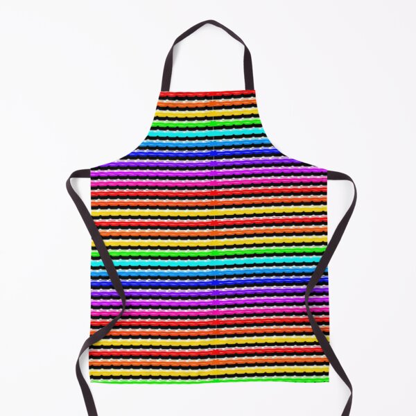 Item preview, Rainbow colored patterned lines with textures and shadows designed and sold by With My Hands By K.