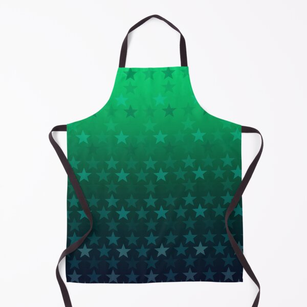 Item preview, Green blue star pattern designed and sold by Anteia.