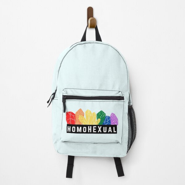Item preview, Homohexual - Gay Pride Flag Crystals for Gay Witches designed and sold by gimmesometees.