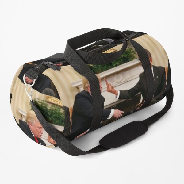 Donald Trump and Barack Obama Finger Independence Day 4th of July Funny Hilarious Cool Duffle Bag