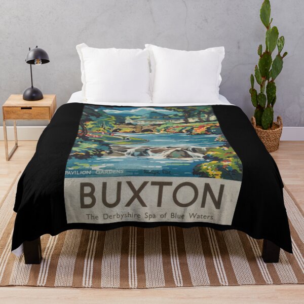 Item preview, Buxton vintage travel poster designed and sold by stickart-marek.