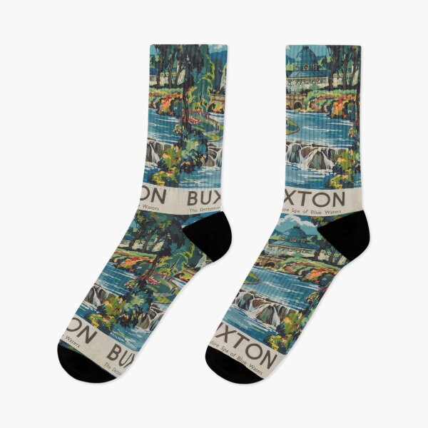 Item preview, Buxton vintage travel poster designed and sold by stickart-marek.