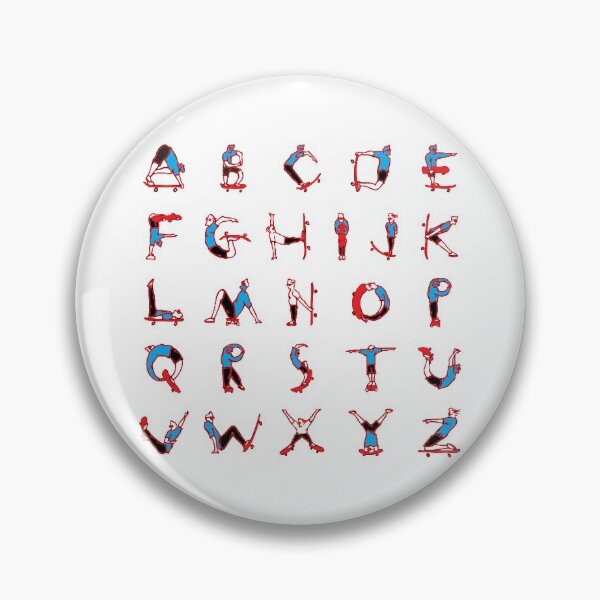 Item preview, Skateboard Alphabet designed and sold by Magic-Moon.