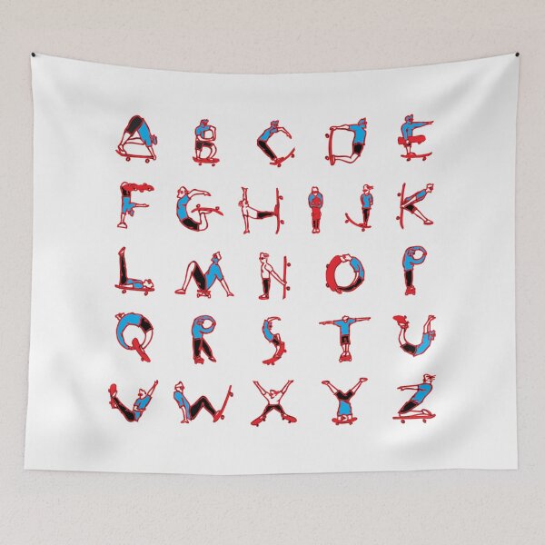 Item preview, Skateboard Alphabet designed and sold by Magic-Moon.