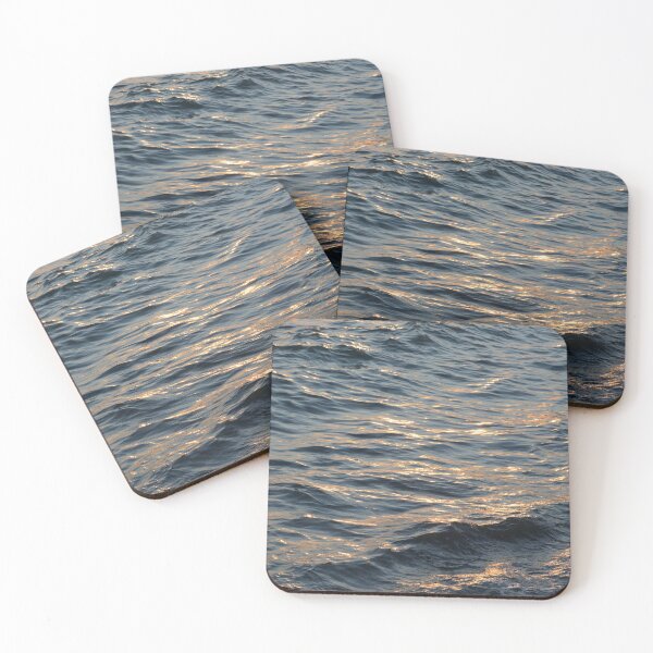 Item preview, wavy surface of the sea at sunset designed and sold by Mike Kiev art.