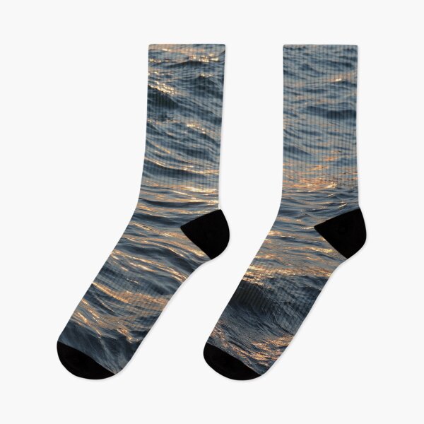Item preview, wavy surface of the sea at sunset designed and sold by Mike Kiev art.