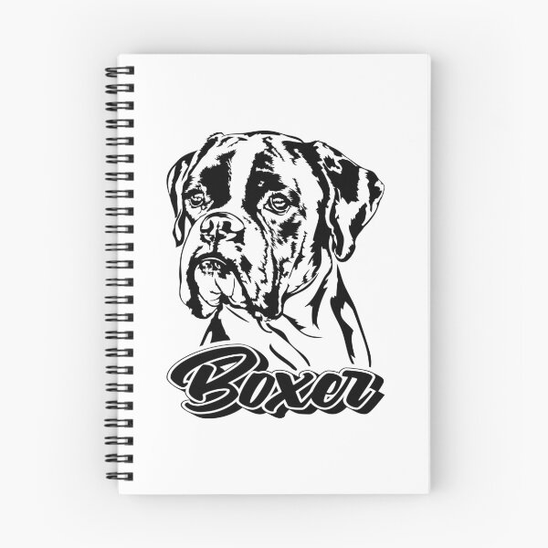 Item preview, Funny german boxer dog canine portrait designed and sold by dogarts.