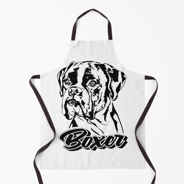 Item preview, Funny german boxer dog canine portrait designed and sold by dogarts.