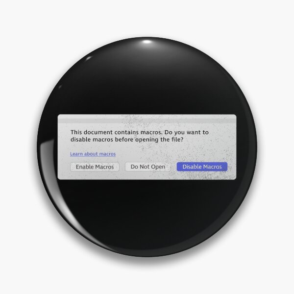 Item preview, Macro-Warning! Hacker Congress CCC 2023 Malware IT security designed and sold by wunderfamily.