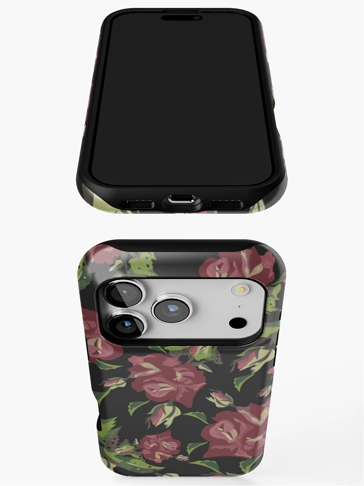 Aperçu 3 sur 4. Coque iPhone avec l'œuvre Rose créée et vendue par Rococodesigns.