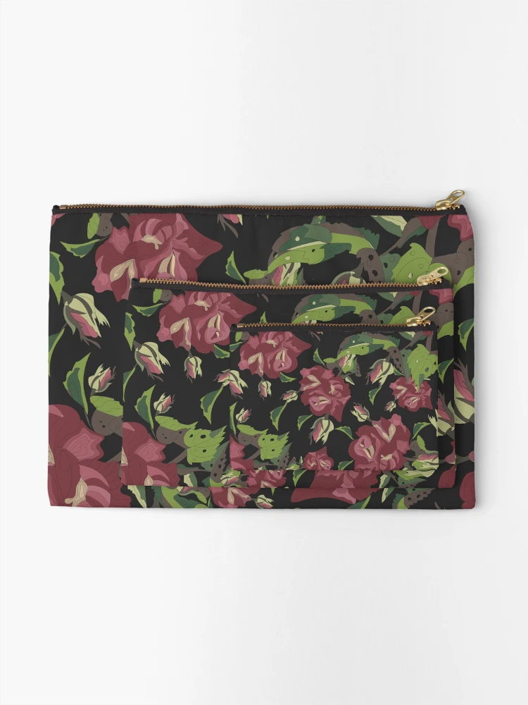 Thumbnail 2 of 4, Zipper Pouch, Rose designed and sold by Rococodesigns.