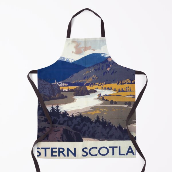 Item preview, Eastern Scotland vintage travel poster designed and sold by stickart-marek.