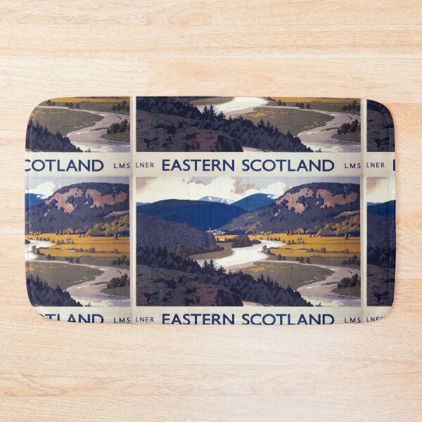 Item preview, Eastern Scotland vintage travel poster designed and sold by stickart-marek.