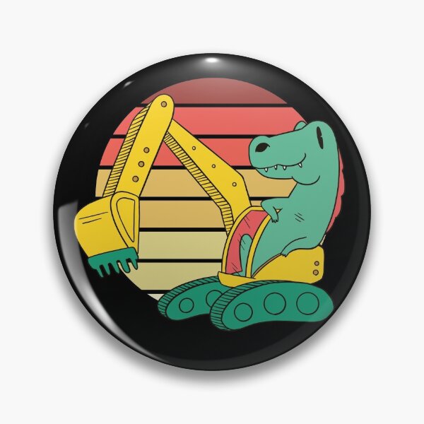 Item preview, dinosaurs construction site vehicles excavator designed and sold by shirtystar.