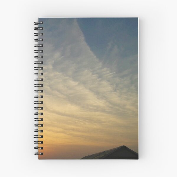 Item preview, Layered cloud pattern sunset sky designed and sold by PrakritiPrints.