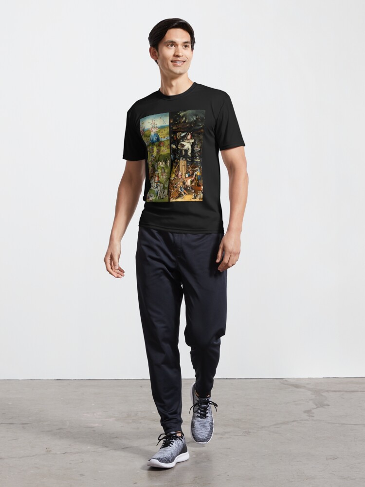 Discover Garden of Earthly Delights , Paradise and Hell by Hieronymus Bosch | Active T-Shirt 