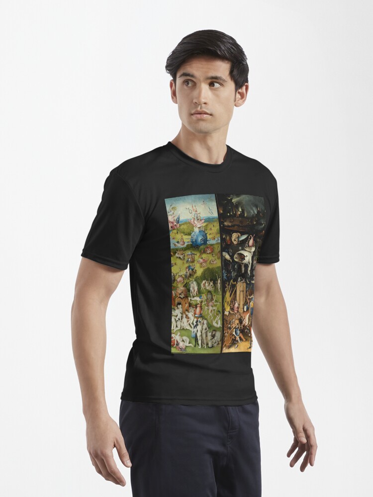 Disover Garden of Earthly Delights , Paradise and Hell by Hieronymus Bosch | Active T-Shirt 