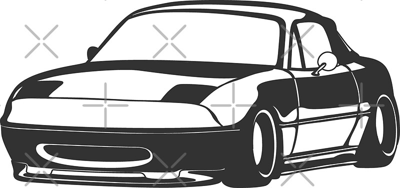 Miata: Stickers | Redbubble