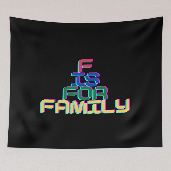 Item preview, F is for family designed and sold by Raseelvm.
