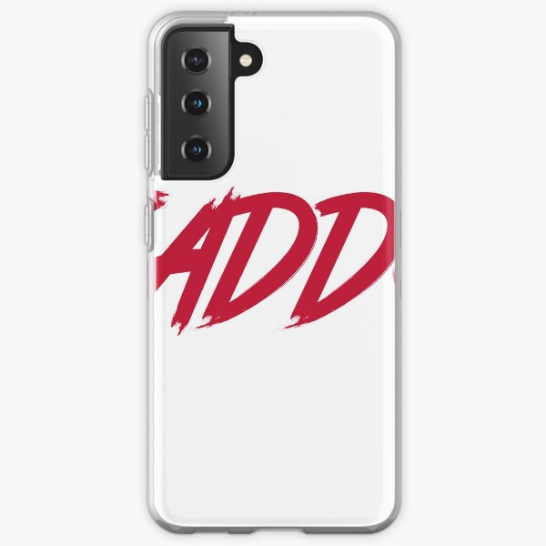 The ZADDY Print | Red Graphic, White Background Samsung Galaxy Soft Case