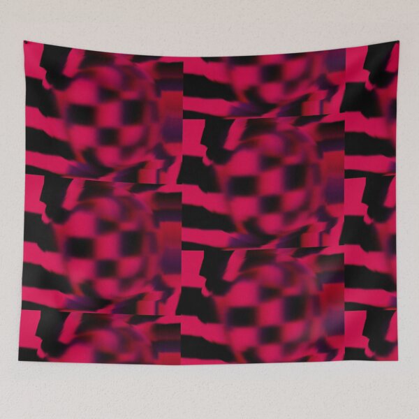 Item preview,  Black pink smudge pattern designed and sold by Ovahill.