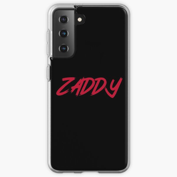 The ZADDY Print | Red Graphic, Black Background Samsung Galaxy Soft Case